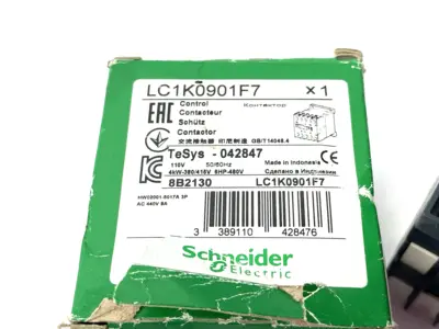USED SCHNEIDER ELECTRIC CONTACTOR, TESYS K, 3P, AC-3