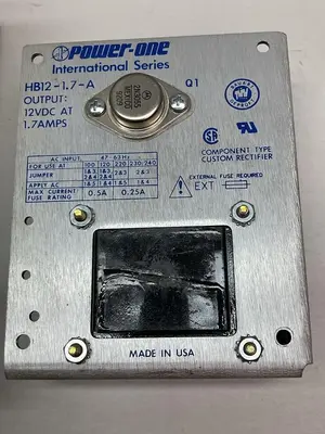 Used POWER ONE HB12-1.7-A Miscellaneous Equipment (Electrical & Power) | Surplus Asset Holdings #1201925