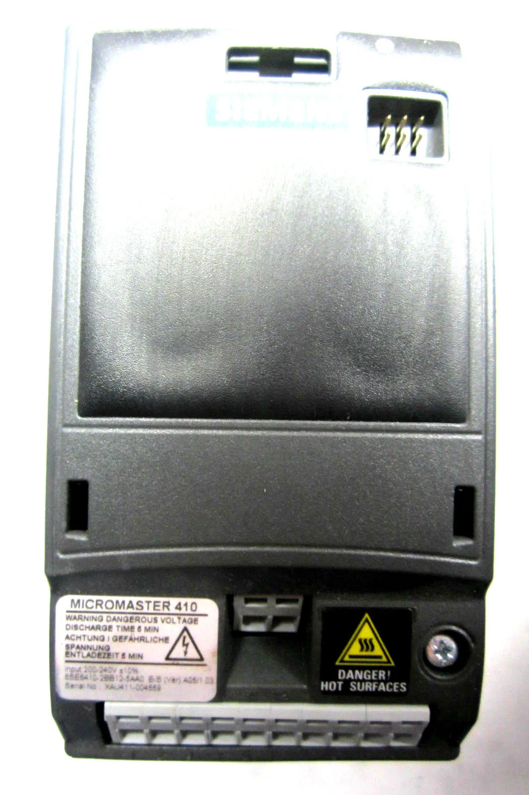 SIEMENS 6SE6410-2BB12-5AA0 DRIVE 6SE64102BB125AA0