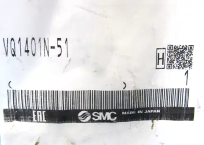 LOT OF 2 NEW SMC VQ1401N-51 SOLENOID VALVES VQ1401N51