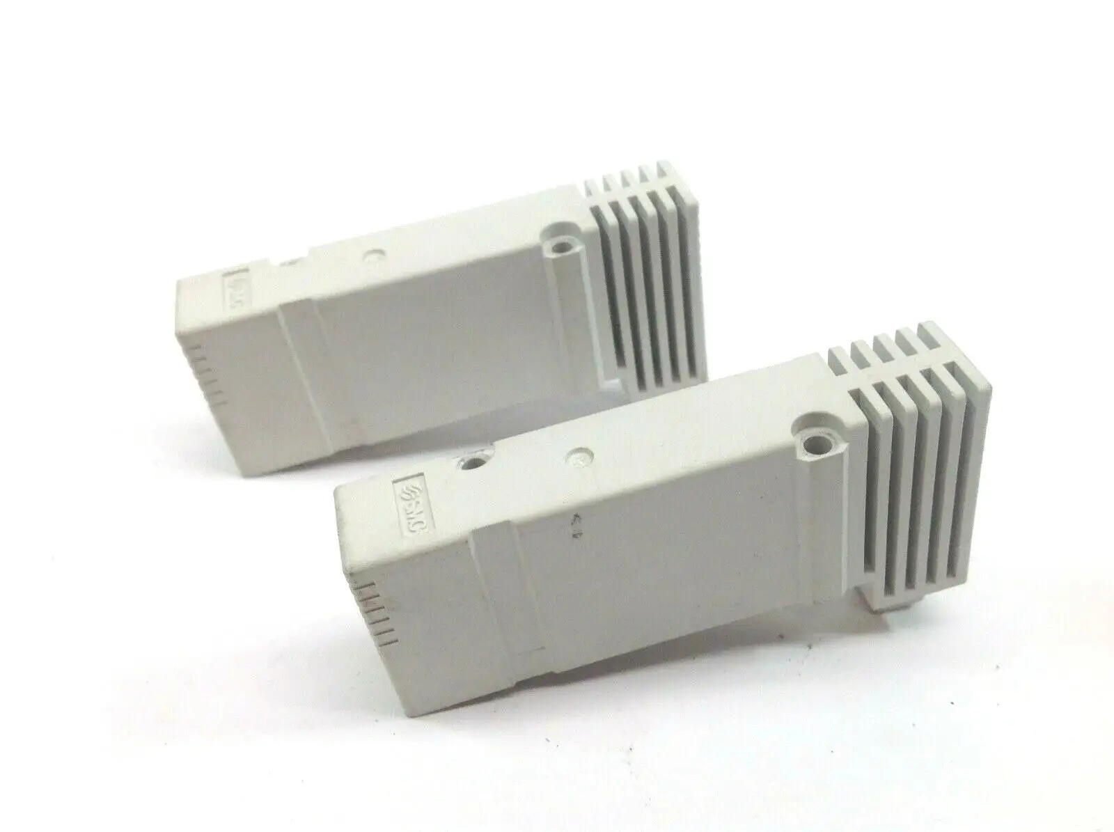SMC Pneumatic Valve Manifold Blank Lot of 2 - Used
