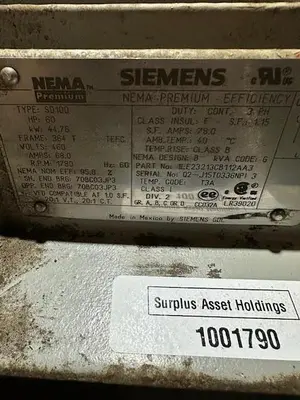USED SIEMENS SQUIRREL CAGE