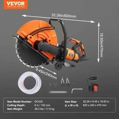 Used VEVOR DC425 Concrete Cutters Michigan US | Miedema Asset Management Group #1327357