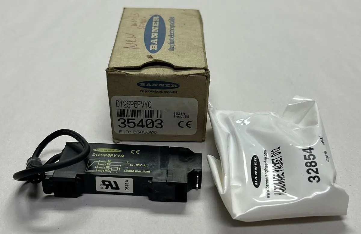 USED BANNER ENGINEERING D12SP6FVYQ