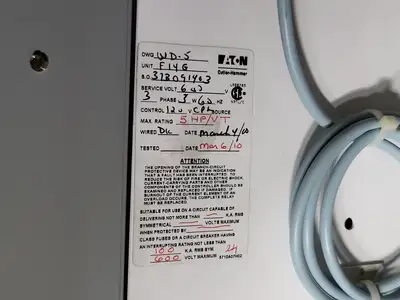 Used EATON SVX020A1-5A4N1 Switchgears British Columbia CA | Lenmark #240175
