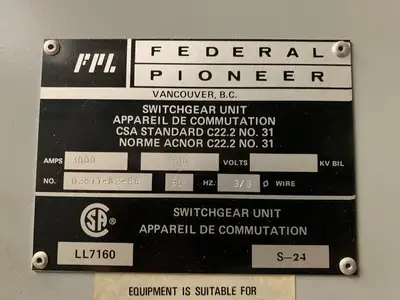 USED FEDERAL PIONEER 02877-A2-88