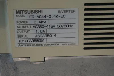 USED MITSUBISHI FR-A044-0.4K-EC DRIVE FRA04404KEC