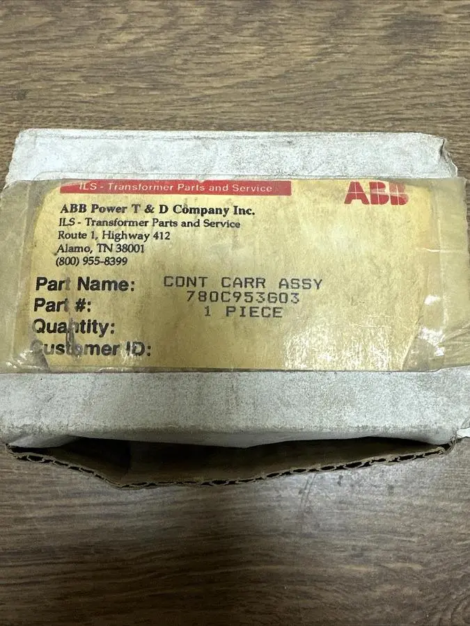 New | in-Stock ABB 780C953G03 Miscellaneous Equipment (Electrical & Power) | Surplus Asset Holdings #1196815