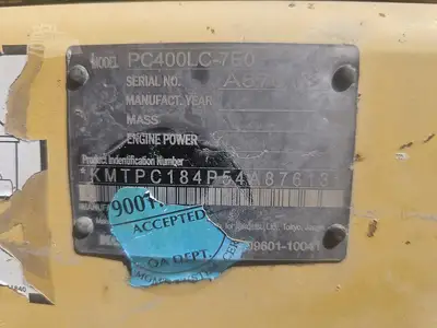 Used 2000 KOMATSU PC400 Crawler Excavators Colorado US | ABN Services #1339278
