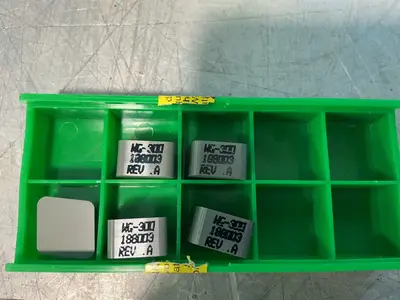 Used GREENLEAF WG300 TAW 1888003 REV A Carbide Inserts Ohio US | HGR 24 #1326166