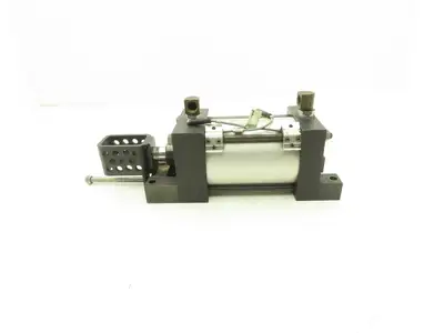 Vickers Q6E-4.00X4.00-N-1.00-2-L-N-H-1-1 Pneumatic Air Cylinder 4"Bore 4"Stroke