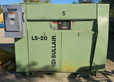 Used 2002 SULLAIR LS20-100SH/A/SUL Air Compressors (Misc) Wisconsin US | Lemke Machinery Sales #482031