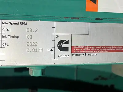 USED CUMMINS 2000DQKC-628
