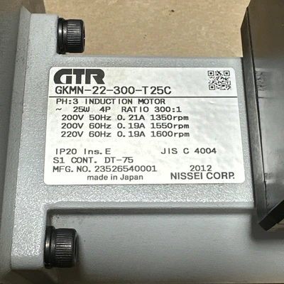 NEW Nissei Corp GKMN-22-300-T25C
