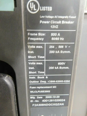 Used Siemens WLF2A308 Circuit Breakers Ohio US | Equipment Recovery Corp. #1330595