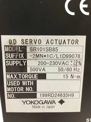 USED YOKOGAWA SR1015B85-2MN1C/L1D99078