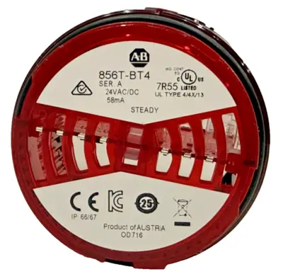 ALLEN BRADLEY STACK LIGHT SER. A 856T-BT4 856TBT4 NEW, SURPLUS