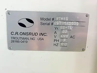 Used ONSRUD 97M12 End Matchers Pennsylvania US | RT Machine Company #1306387