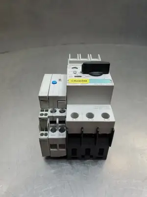 USED Siemens 3RV1021-1DA10 SIRIUS Manual Starter Motor Protector, 3.2A