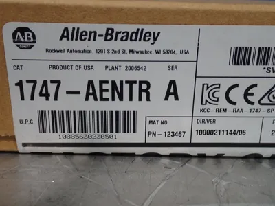 New | in-Stock ALLENBRADLEY 1747AENTR PLC Ethernet Equipment Ohio US | HGR 24 #1134609