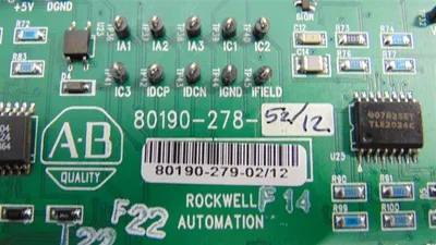 Allen Bradley 80190-278-52 SCB-M Board Rev. J 80190-278-52/12 Used