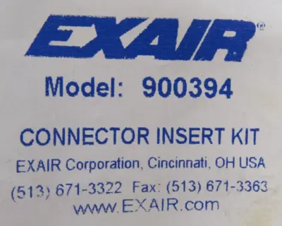 NEW EXAIR 900394 CONNECTOR INSERT KIT