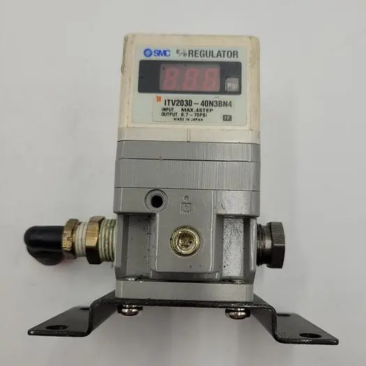 Used SMC SMC ITV2030-40N3BN4 E/P REGULATOR, PRE-SET ON BRACKET Solenoid Regulators | ND Industrial Surplus #1225482