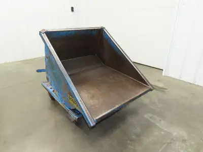 McCullough Wright Self Dumping Hopper 1/4" Yard 4000lb 2 Ton Rubber Wheels