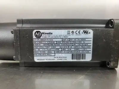 USED Allen-Bradley VPL-B0632T-PJ12AA Kinetix VP Low Inertia Servo Motor