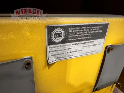 Used ENGINEERED LIFTING SYSTEMS TCS-30000-10-16 Die Handlers/Flippers Michigan US | Vander Ziel Machinery Sales #483288