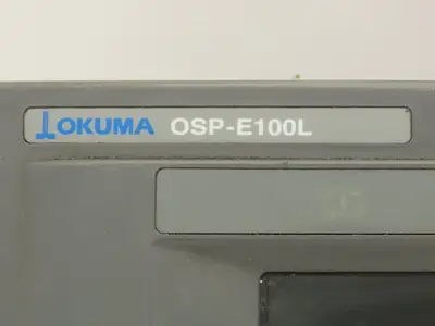 Okuma OSP-E100L Operator Control Panel PNL-E10I Monitor Assy LU-25 CNC Lathe