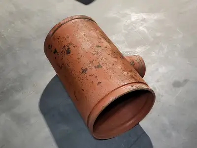 10"x10"x4" Grooved End Reducing Tee Fitting