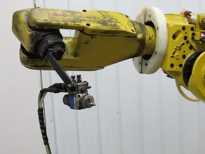 Fanuc M-6I Industrial Robot 6 Axis R-J2 Controller Teach Pendant Spray Head