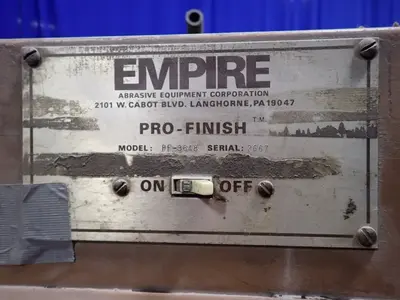 Used EMPIRE PF3648 Blast Cleaning Ohio US | HGR 24 #799337