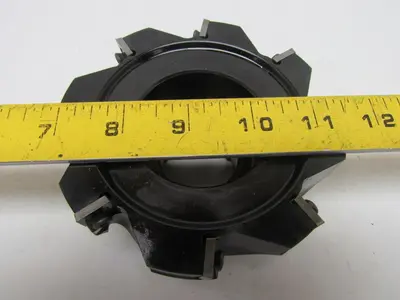 R290.90-125Q40-15M Shoulder Milling Cutter 125mm (5") Dia 8-Inserts 40mm Arbor