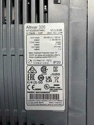 SCHNEIDER ELECTRIC ATV320U07N4C Electrical/PLC/Automation | ESS Industrial Equipment Sales (9)