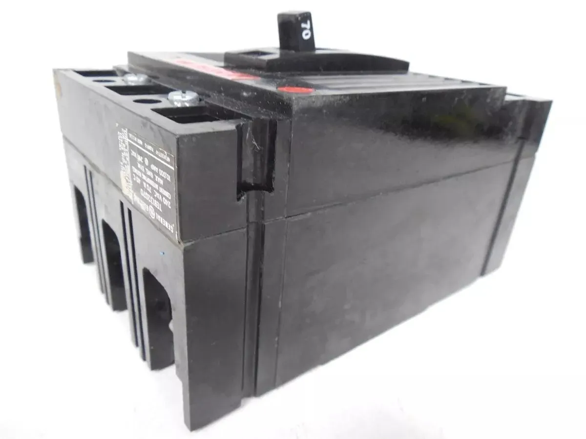 General Electric TEB132070 Circuit Breaker 70 Amps 240VAC Used