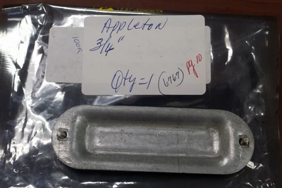 USED Appleton 3/4" plate