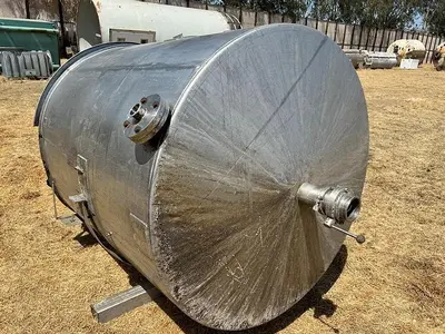 Tank, 900 Gallon, S/st, Agit, Cone Bottom #S744586