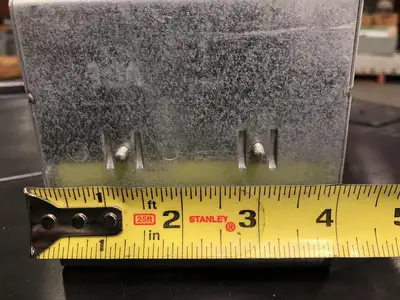 4x4" High Voltage Duel Ganged Masonry Box