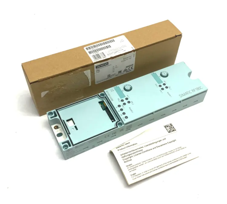 Used SIEMENS SIMATIC RF RFID COMMUNICATIONS MODULE RF180C FOR PROFINET PLC Ethernet Equipment | Maverick Industrial Sales #1112802