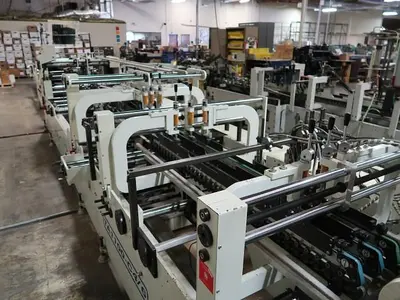 USED 2007 BRAUSSE MODEL TA-1100 4&6 CORNER FOLDER GLUER 2007 BRAUSSE MODEL TA-1100 4&6 CORNER FOLDER GLUER