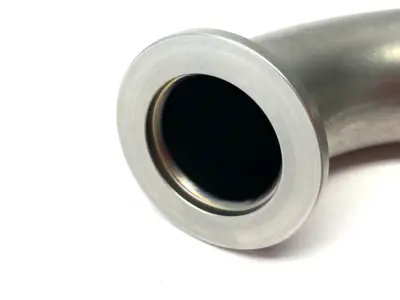 USED AGILENT STAINLESS STEEL ELBOW, 90°, NW25, 1.97 INCH CLEARANCE