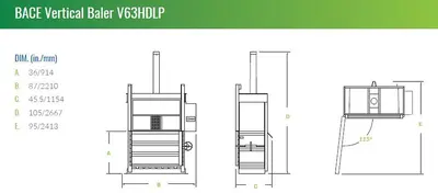 NEW 2026 BACE V63HDLP VERTICAL BALER