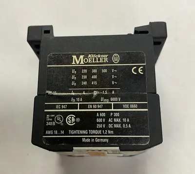 Used MOELLER DILER-22 Miscellaneous Equipment (Electrical & Power) | Surplus Asset Holdings #1198258