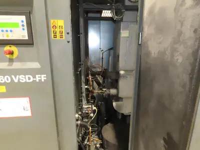 Atlas Copco GA160VSD-FF 215Hp Rotary Screw Air Compressor 1076CFM 460v Air Dryer