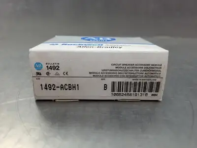 USED Allen-Bradley 1492-ACBH1 Ser B Circuit Breaker Accessory Module