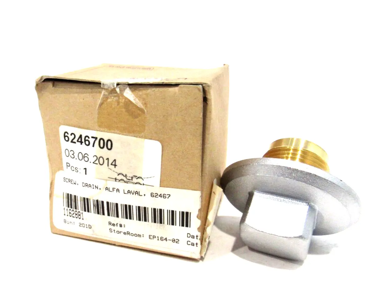NEW ALFA LAVAL 6246700 DRAIN SCREW 03.06.2014