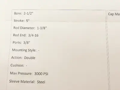 Used REXROTH _UNKNOWN_ Hydraulic Cylinders Indiana US | Arrow Industrial #1249783