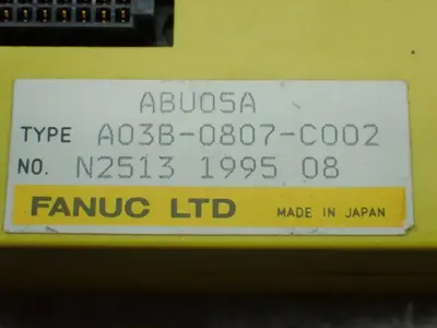 Used FANUC A03B0807C002 PLC Chassis Ohio US | HGR 24 #885658